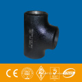 EQUAL TEE ASTM A234 WPB black paint seamless or welded